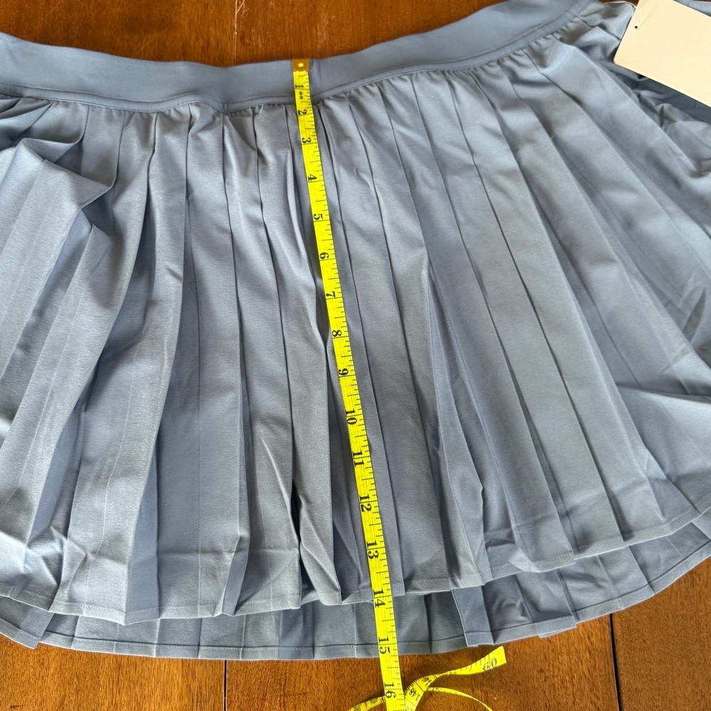 Lululemon Varsity HighRise Pleated Tennis Skirt Oasis Blue Sz 14 Pickleball Golf - Picture 13 of 13